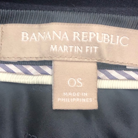 Banana Republic Navy blue  Martin trouser wool blend lined size 0S - Picture 8 of 11